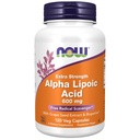 NOW Foods Supplements, Alpha Lipoic Acid 600 mg med Grape Seed Extract & Bioperine®, Extra Styrka, 120 Veg Capsules