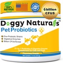 Probiotika för hundar och katter - Max-Strength med15 Strains Pre & Probiotics Digestive Health, Öka och underhålla korrekt gut Flora (Made in USA) 7.4 Oz (6 miljarder CFU per skopa)