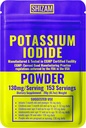 SHIZAM Potassium Iodide 130 mg 65 mg Powder Survival Kit Kits, KI Iodine Capsule Capsules Liquid Tincture Pill Pills Tablet Tablets Tabs Alt Supplement Supplement, prepping Supplies 130mg 65mg