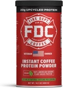 Fire Department Coffee - Ger tillbaka till brandmän - Instant Coffee Protein Powder - Plant Based Protein Powder - 100% amerikansk-växande, tillverkad med Upcycled Barley Protein - Veteran Ägd - 14,1 oz Can