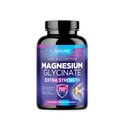 Magnesium Glycinate 250mg - High Absorption Chelated Magnesium Supplement - 100% Pure Magnesium Glycinate - Stress, sömn, hjärta och muskelhälsostöd - icke-GMO, Vegan, Glutenfri (60 tabletter)
