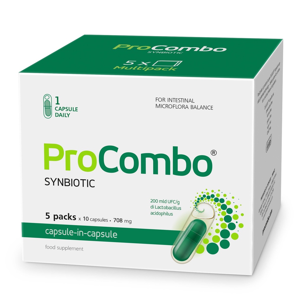 Smart synbiotikum med riktad leverans av The Good Bacteria. Dubbel kapsel och flytande formel för snabba resultat. 1 Kapsel per dag (Pack of 5)