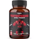 Testosteron tillskott för män med Ashwagandha, Tribulus, Ginseng & More - 11 örter - Styrka stöd - 60 Vegan kapslar 1 månad leverans