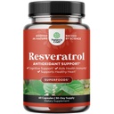 Youthful Trans Resveratrol Supplement - Resveratrol Capsules med AMPK-aktivator för cellulär hälsa och vitalitet - AMPK Metabolic Activator för metabolism Boost & Cellular Efficiency - 60 Count