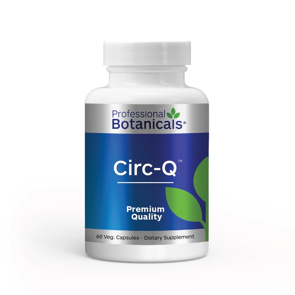 Professionella botaniker Circ-Q - Blodcirkulationsstöd och Vein Health Supplement - 60 grönsaker kapslar