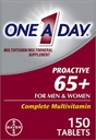 En dag Proaktiv 65 Plus Multivitaminer för män och kvinnor, 150 tabletter (Pack of 2) av One-A-Day