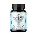 Magnesiumkomplex | 470mg Magnesium Glycinate, Malate och Citrat för muskler, nerver och energi | Hög absorption | Vegan, icke-GMO | 120 kapslar