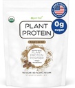 Ren mat: Växtbaserad proteinpulver med probiotika | Organisk, ren, all naturlig, vegan, vegetarisk, hel superfood näringstillskott med inga tillsatser | Keto (Chocolate)