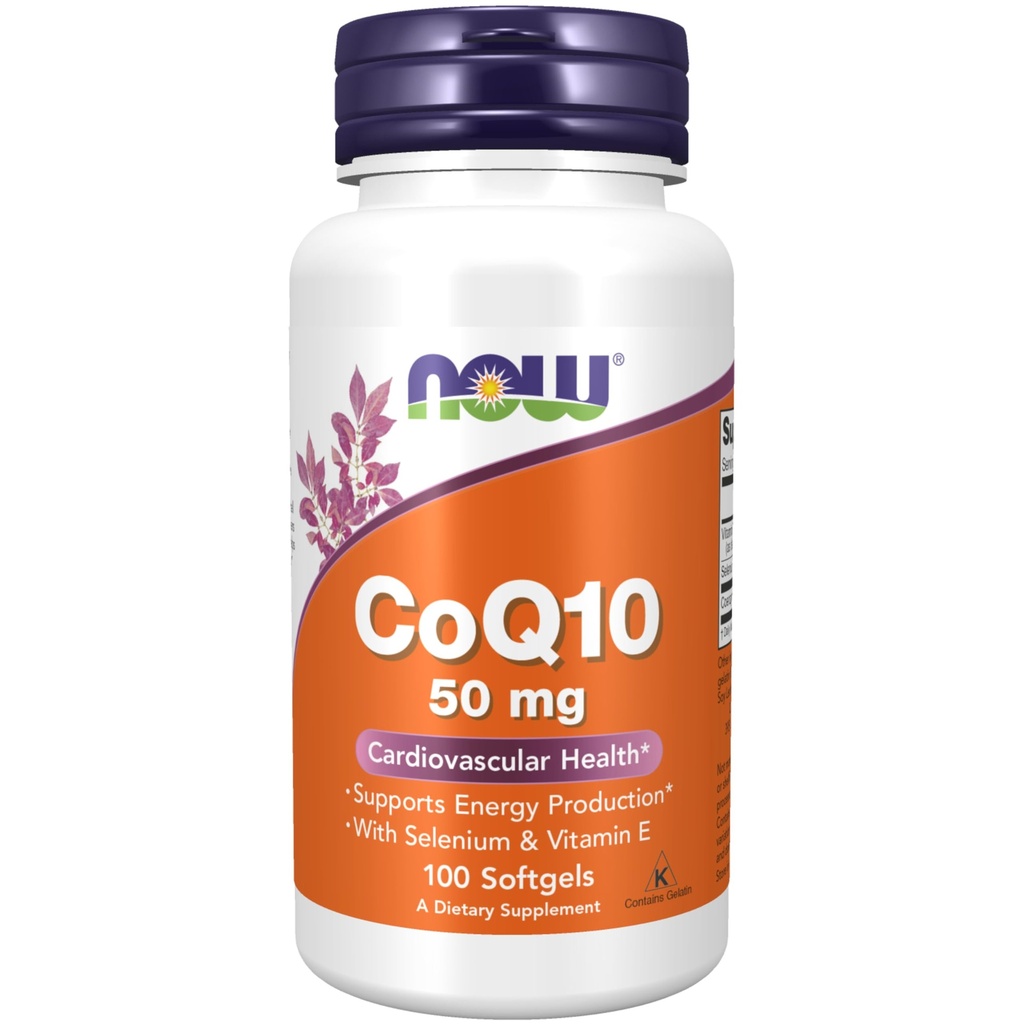 NU Tillägg, Q10 50 mg, farmaceutisk grad, All-Trans Form som produceras av Fermentation, 100 Softgels