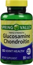 Spring Valley - Glukosamin Chondroitin, Triple Strength, 80 tabletter