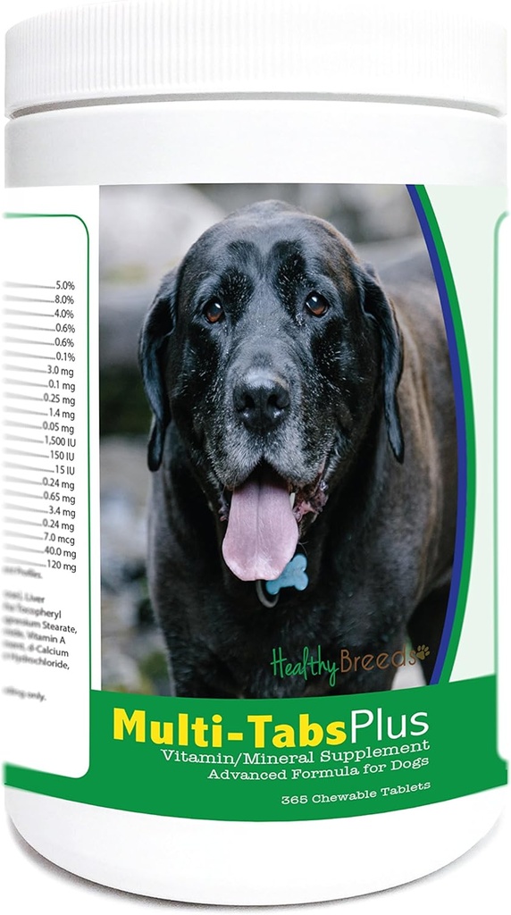 Hälsosamma raser Mastador Multi-Tabs Plus Chewable Tablets 365 Count