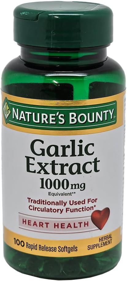 Naturens Bounty Garlic 1000 mg Softgels 100 ea