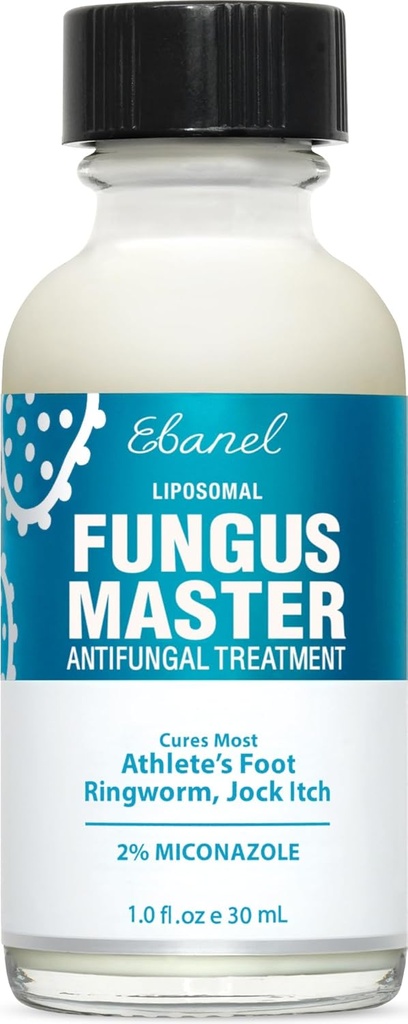 Ebanel Athletes Foot Treatment Extra Strength, Antifungal Cream för Foot Fungus, med Miconazole, Undecylenic Acid & Tea Tree Oil, Fast Itch Relief, Behandlar svampinfektion som leder till toenail Fungus