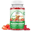Magnesium Komplex Gummies- Calm Chewable Gummies för barn & vuxna- Magnesium Glycinate Supplement-w / Omega-3, Vitamin B6, D3- Stöd lugn, ben, humör, jordgubbsmak