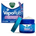 Vicks VapoRub, Lavender Scent, Cough Suppressant, Topical Chest Rub & Analgesic Ointment, Medicated Vicks Vapors, Relief från hosta på grund av Cold, Aches & Pains, 1.76oz