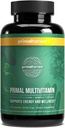 Primal Harvest Multivitamin för kvinnor och män vitamin A, vitamin C, vitamin D och E, vitamin B12, B6, Biotin, Zink Supplements (30 kapslar)