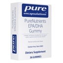 Rena inkapslingar PureNutrients EPA / DHA Gummy | Gummy Soft Chew för att stödja hälsosam kognitiv funktion och daglig Wellness | 36 Gummies | Natural Lemon-Lime smak