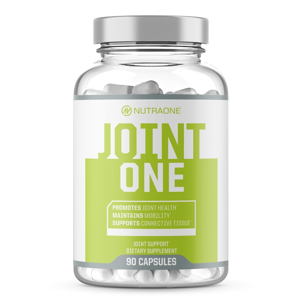 JointOne Joint Support av NutraOne - Joint Supplement för kvinnor och män för att hjälpa till att upprätthålla gemensam hälsa med Collagen, Glukosamin och gurkmeja * (90 kapslar)