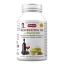 ANDREW LESSMAN Resveratrol-100 EGCG 100mg - 180 kapslar - Två naturligt förekommande antioxidanter, utan alkohol eller koffein.