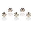 Återigen Sure Fit Hearing Aid Domes Smoky Gray Tips Öronstycken Bekväm för Open Fit BTE Sound Amplifier PSAP Kit Osynlig 10mm (L x 5)