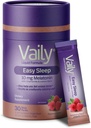 Vaily Liquid Melatonin 10mg, Lemon Balm Extract förbättrade sömncykler - Raspberry smaksatta sömntillskott, sömnhjälpmedel för vuxna - Chamomile Extract Natural Sleep & Relaxation Aid - 30 Doser