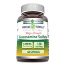 Fantastiska Formler Glukosamin Sulfat 1000 mg kapslar Supplement | Icke-GMO | Gluten Free | Gjord i USA (Unflavored)