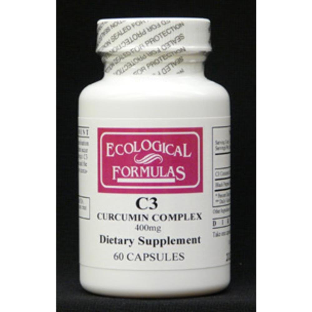 Ekologiska formler, C3 Curcumin Complex 400 mg 60 kapslar