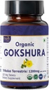 Gokshura 120 tabletter | Tribulus Terrestris (Gokshura) | USDA Organic Certified | Stöder immunitet och styrka | Organisk och naturlig 120tab
