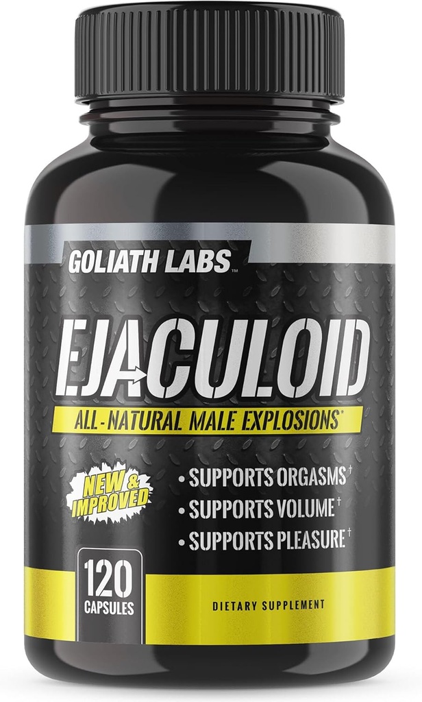 Goliath Labs Mäns energiboosterkapslar [120 kapslar / flaska] Naturliga Stamina Booster piller för män mer volym - Multivitamin berikad prestanda öka hälsotillskott