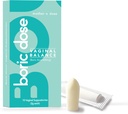 Mothers Dose Boric Acid Suppositories - underhåller och balanserar hälsosamt vaginalt pH, hanterar lukt, Hydrates, & Moisturizes. USA tillverkad med tillsatt kakaosmör och kokosolja