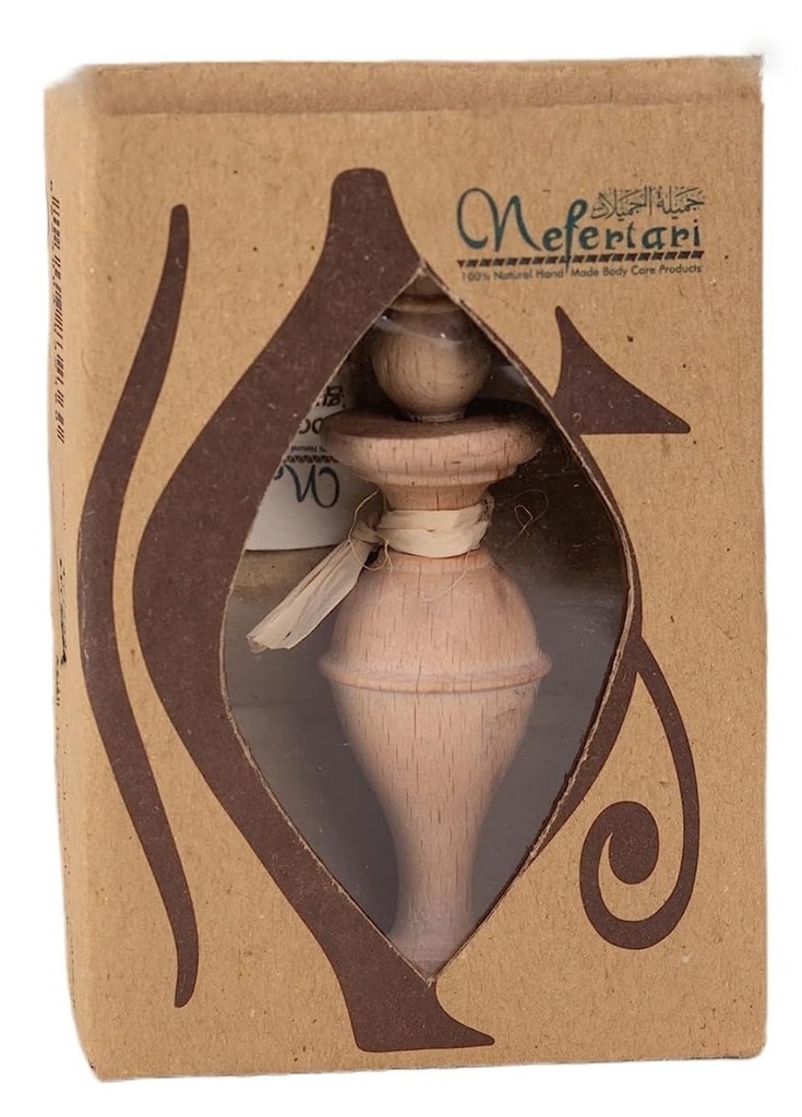 Nefertari 100% naturlig egyptisk eyeliner i pulverform, handgjord eyeliner med farao packning