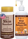 Natural Dog Company Healthy Skin Bundle, stöder hälsosam hud och lindrar torr, Itchy Skin, allergi lättnad för hundar