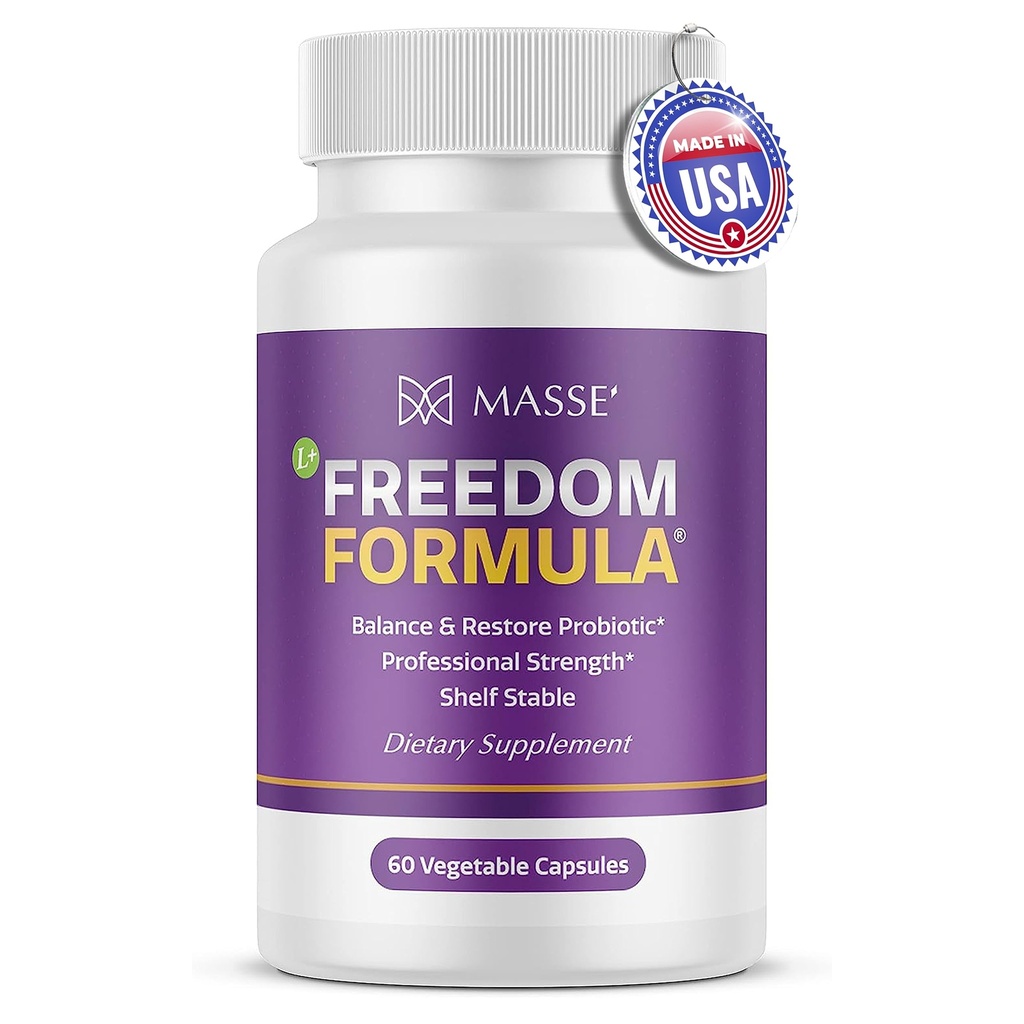 Candida Freedom Massey Medicinals Colon Cleanse Pills - Tillverkad Digestive för Vibrant Living - Gut Health Probiotic Complex - 60 kapslar