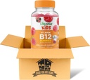 Vitamin B12 Gummies Bundle. Inkluderar en flaska 90 ct Livliga barn Vitamin B12 Gummies. Kosttillskott, Gluten Free, Non Gmo och Chewable B12 Vitamins Gummies. Kommer med en bra för min hembox!