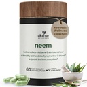 AKSHAR Ayurveda - Neem Capsules med Neem Extract och Neem Leaf Powder - Herbal Neem Supplement för att stödja Clear Skin Health och Detox - Vegan Cruelty-Free Neem Leaf Capsules (60 Count)