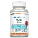 LIFETIME Quick Digest Digestive Enzymes - Plant Enzymes för proteiner, kolhydrater, frukter och grönsaker - Digestive Health Support - Pomegranat smak - 90 portioner, 90 Chewable tabletter