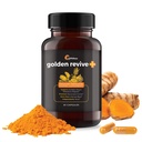UpWellness Golden Revive + Joint Support Supplement med gurkmeja med svartpeppar, Quercetin och Magnesium- gurkmeja Boswellia Supplement - 6 Aktiva ingredienser för gemensam vård - 60 kapslar