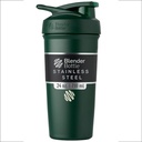BlenderBottle Sport isolerade rostfritt stål Shaker Bottle med Wire Whisk, 24-Ounce, Forest - Protein Shakes & Hydration för idrottare & Fitness Entusiaster, Easy Mixing, håller Drinks Cold, Lockable Lid