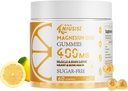 Magnesium Oxide Gummies för män och kvinnor, enkelt Absorbed Magnesium Gummies Supplement för muskel, ben och hjärtsupport, Magnesium Complex Supplement 400mg