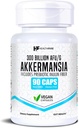 Healthfare Akkermansia Muciniphila Probiotic | 300 miljarder AFU | 90 Vegan Capsules | Inulin Prebiotic för Gut Health & Digestive Support | Non-GMO, Gluten-Free | Made in USA