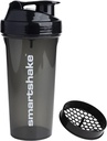 Smartshake Protein Shaker Bottle (GLOSSY, Black)