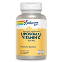 SOLARAY Liposomal Vitamin C 500mg - Förbättrad Absorption Vitamin C Liposomal Blend med fettsyror - Antioxidant och Immune Support Supplement - Vegan, 60-dagars garanti, 100 portioner, 100 VegCaps