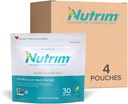 Nutrim Oat Bran Powder med 750mg Beta Glucan per portion - Easy-Mix Soluble Fiber för kolesterolhantering och immunsupport - Hjärt hälsosam, icke-GMO & Vegan Oatmeal Powder