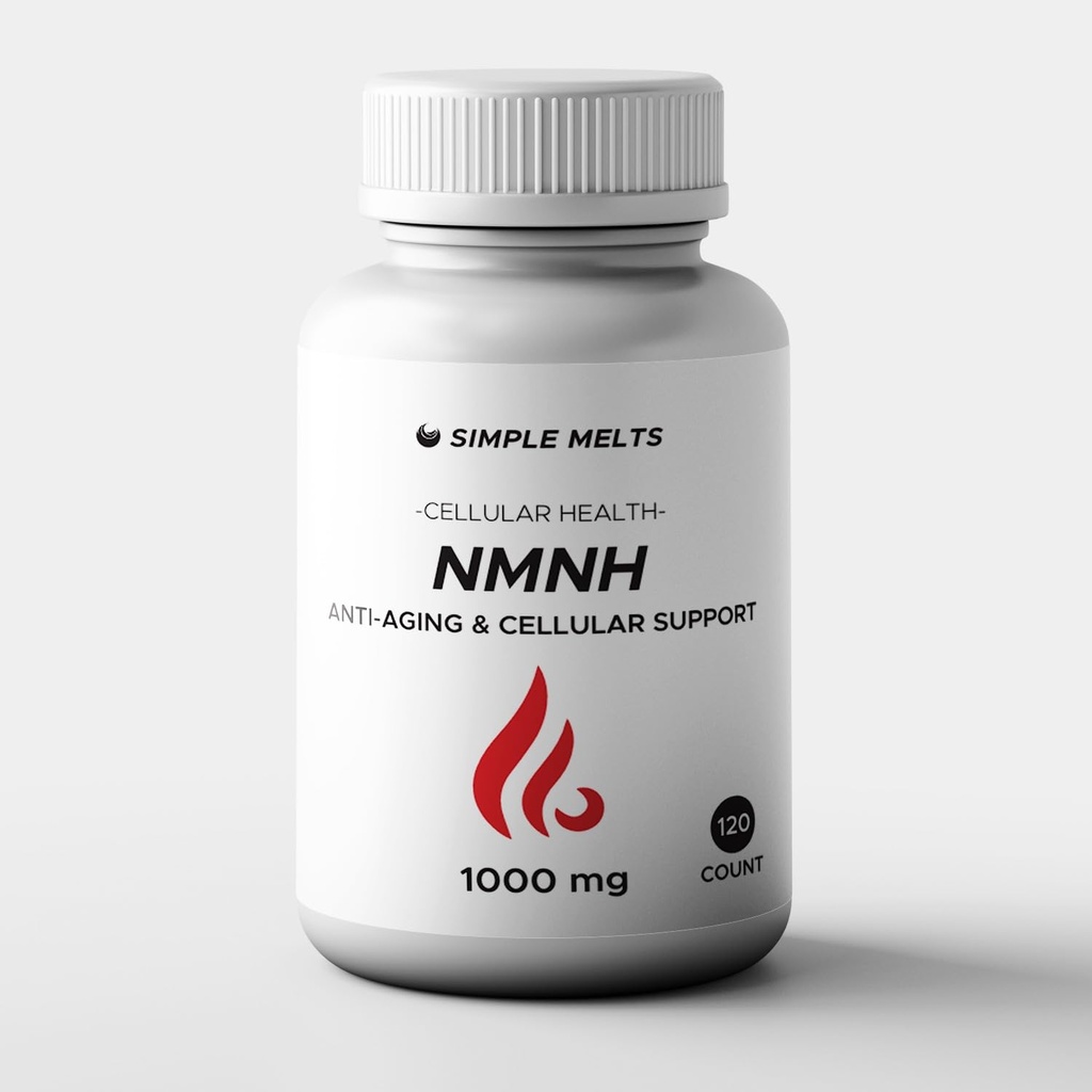 NMNH 1000mg - Avancerad NMN Alternativ med NAD +, Resveratrol, Berberine, Quercetin & Grapeseed - Boost Energy, Focus, Metabolism, Immunity, Skin, Cellular Health & Anti-Aging - 120 Caps