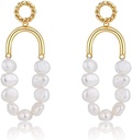 Kvinnors Fashion Earrings Drop Earrings-Vintage Wedding Dangle Pearl Women's Fashion Earrings Dainty Jewelry Gift S925 Sterling Silver Kvinnors Fashion Earrings Hypoallergenic Earrin