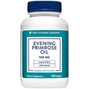 Vitamin Shoppe Evening Primrose Oil 500MG, Natural Source of GLA (Gammia Linolenic Acid), Supplement för kvinnors hälsa och hormonbalans (120 Softgels)
