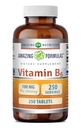 Fantastiska formler Vitamin B6 Supplement | 100 Mg per portion | Tabletter | Icke-GMO | Gluten-Free | Made in USA (1 Pack, 250 Count)