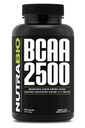 NutraBio - BCAA 2500 - Branched Chain Amino-syror - Stödja ny muskeltillväxt och förebygga muskelavbrott - 250 kapslar
