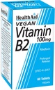 Hälsohjälp vitamin B2 (Riboflavin) 100mg - långvarig frisättning 60 tabletter