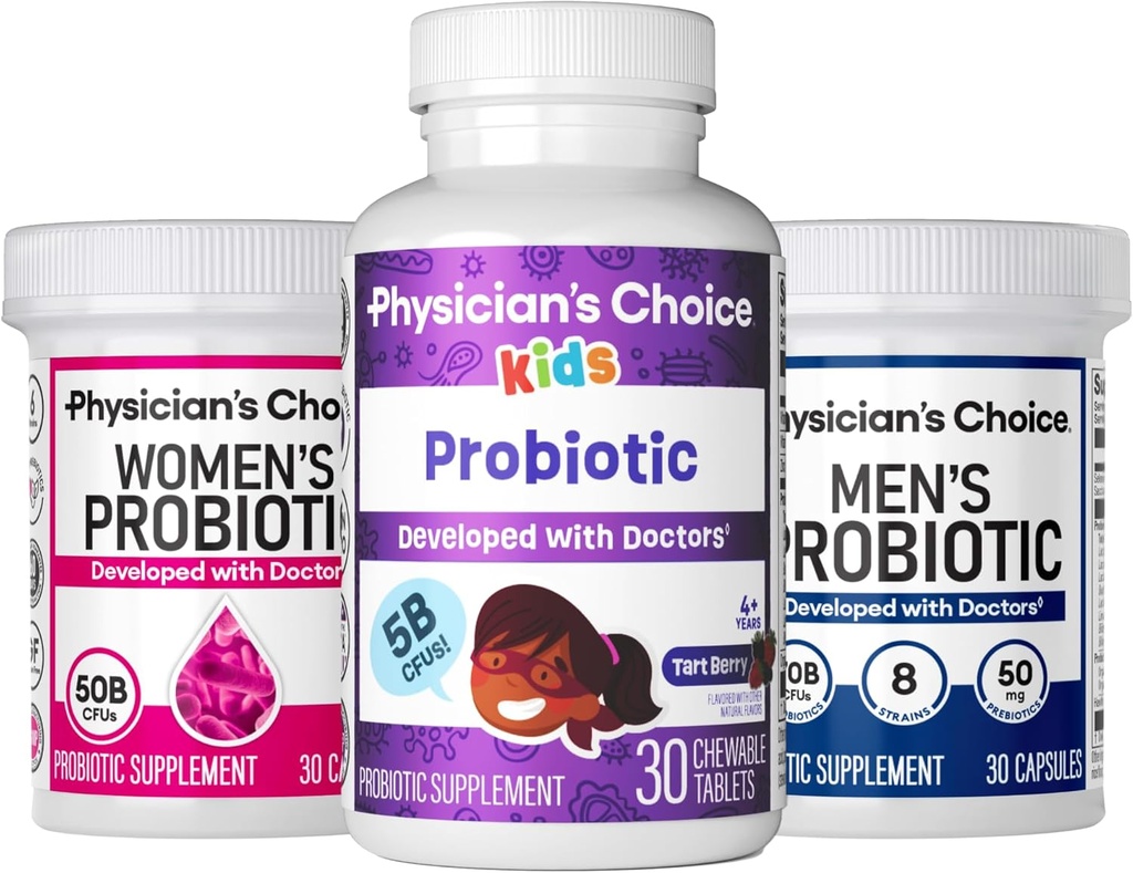 Probiotika Familj Bundle - Kvinnor Probo(30ct) + Barn Probo(30ct) + Mens Probo(30ct)